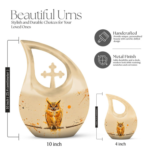 10-inch Owl Urn