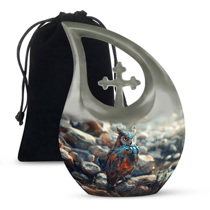 10-inch Owl Cremation Urn