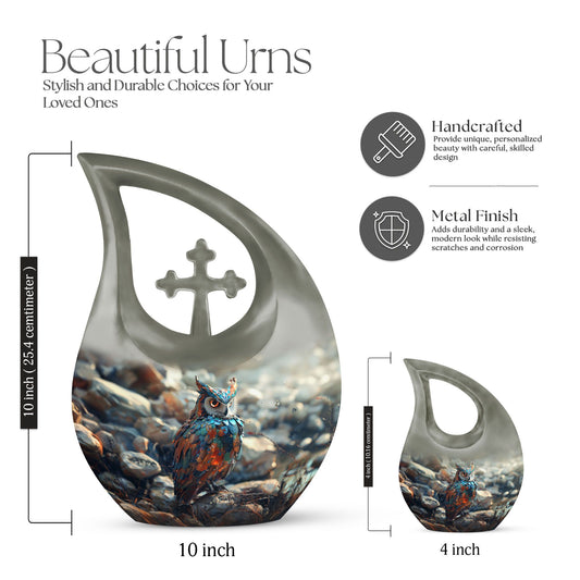 10-inch Owl Cremation Urn