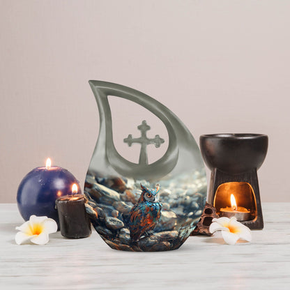 10-inch Owl Cremation Urn