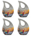 Macaw Parrot Theme 3 Inch Keepsake Pack of 4