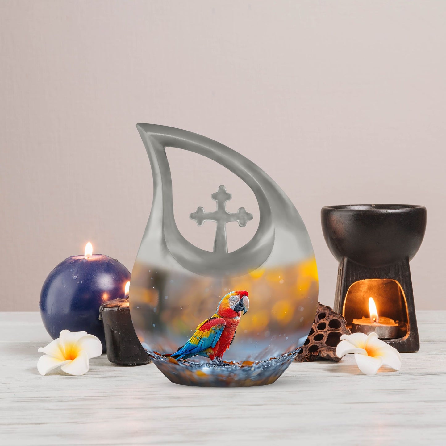 Unique Macaw Parrot Urn