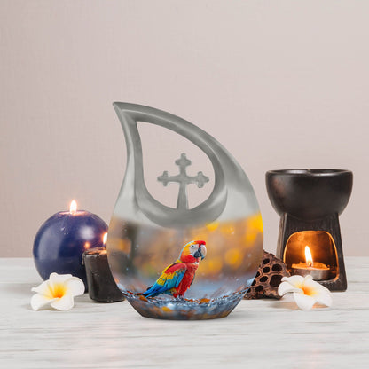 Unique Macaw Parrot Urn