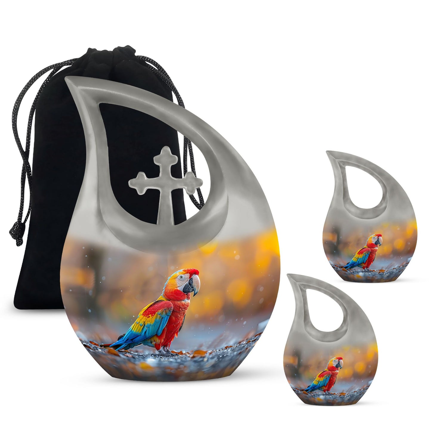 Unique Macaw Parrot Urn
