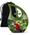 Macaw Parrot Cross Drop Memorial Urn A Lasting Tribute