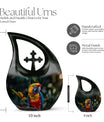 Macaw Parrot Cross Drop design urn