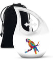 10 inch Cross Drop Macaw Parrot Urn, customizable medium 