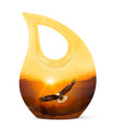 Eagle themed Medium Size Cross Drop memorial urn 