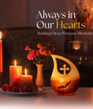 Eagle themed Medium Size Cross Drop memorial urn 