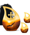 Elegant Eagle Cremation Funeral Urn for Human Ashes - Unique Urn for Men
