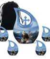 Eagle Keepsake Cross-Drop Extra Large Memorial Urn simple urn