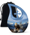 Eagle Keepsake Cross-Drop Extra Large Memorial Urn simple urn