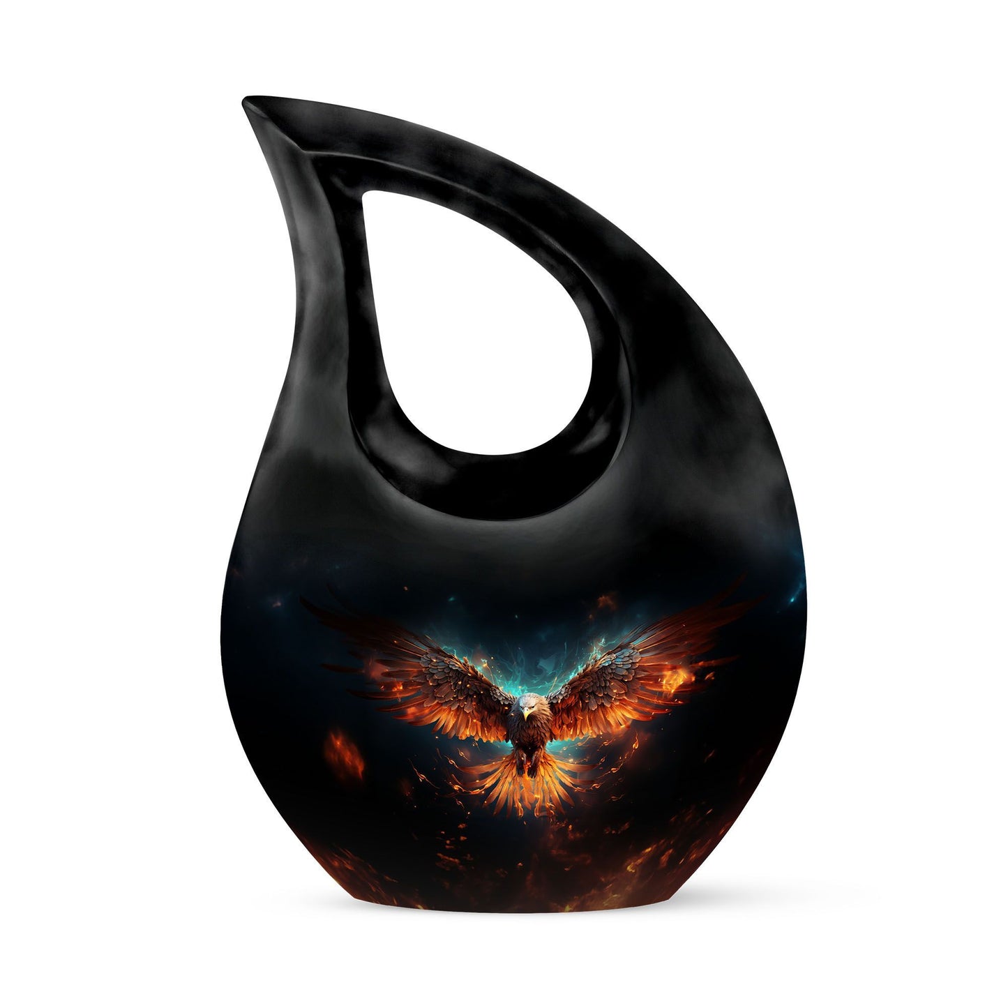 Large Cross Drop Eagle Urn  keepsake cremation urn