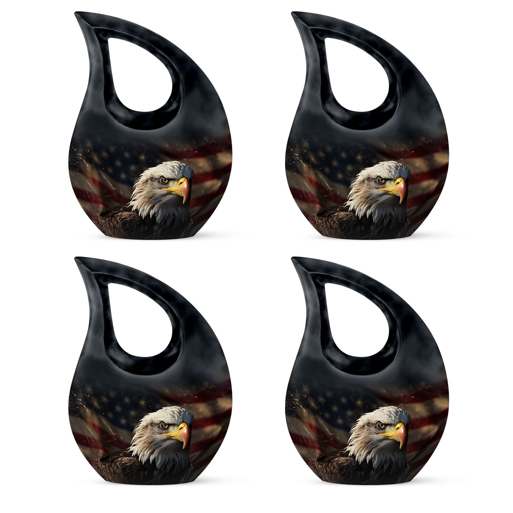 Eagle Theme 3 Inch Keepsake Pack of 4