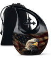 Eagle Theme Large Urn 10 Inch
