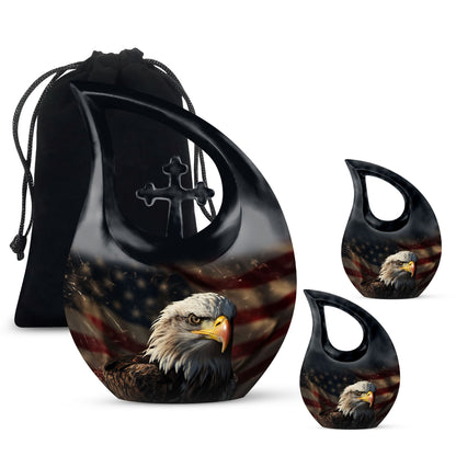 Elegant Eagle Memorial Urn for Ashes  - Unique Premium Urn for Men