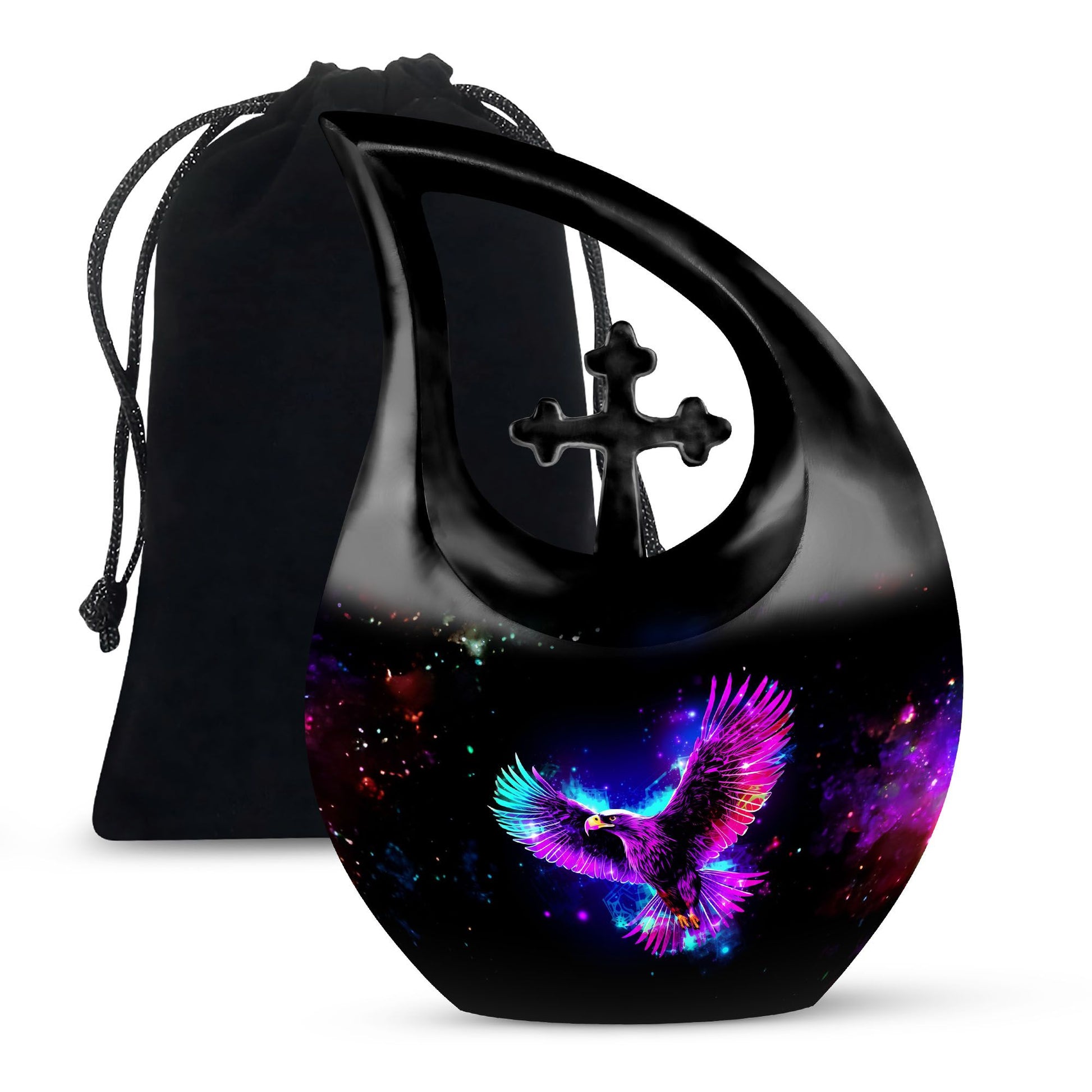 Eagle Theme Large Urn 10 Inch