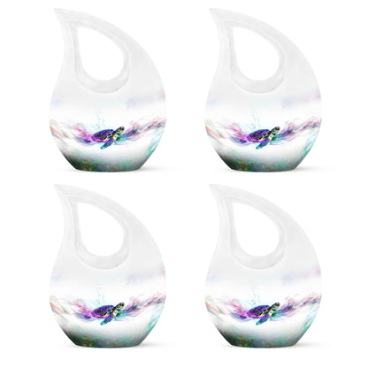 Turtle Theme 3 Inch Keepsake Pack of 4