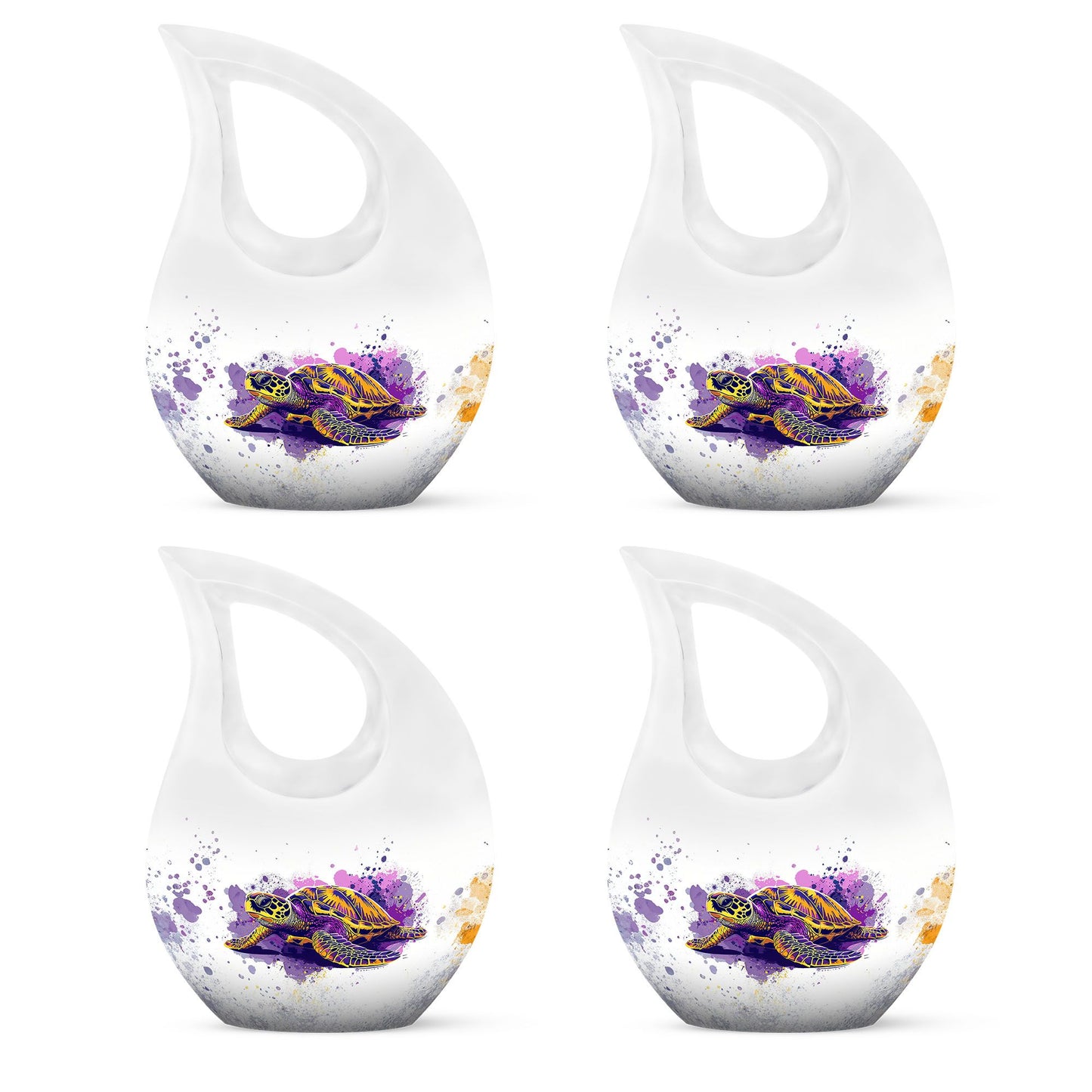 Turtle Theme 3 Inch Keepsake Pack of 4