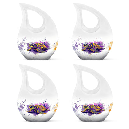 Turtle Theme 3 Inch Keepsake Pack of 4