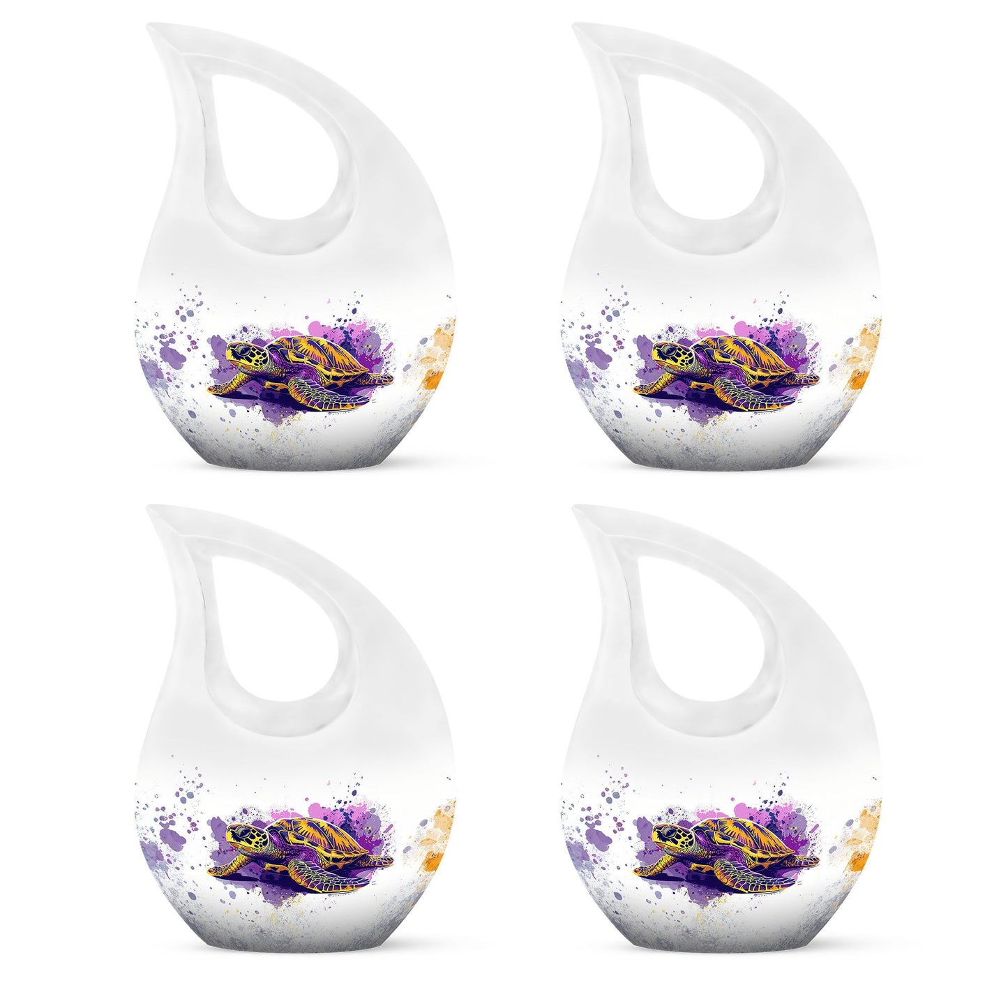  Turtle Urn, 10-inch memorial urn for cremation ashes