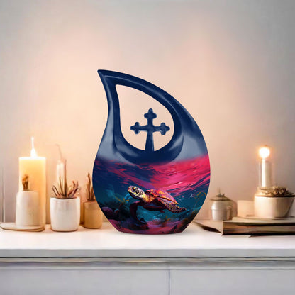 10-inch Turtle-themed Cross Drop 