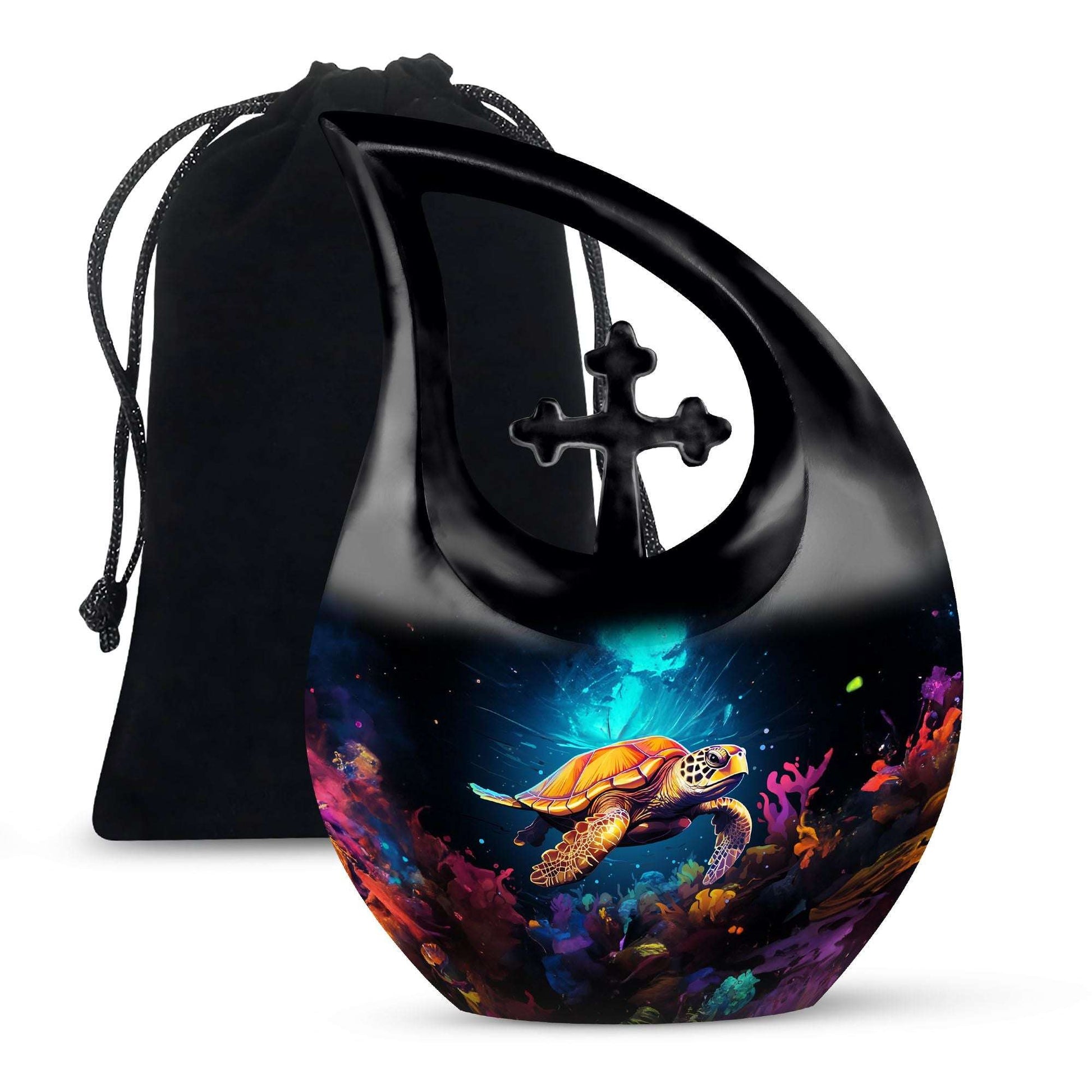 Sea Turtle Cremation Urn for Adult Ashes - Urns For Human Ashes Keepsake