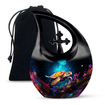 Sea Turtle Cremation Urn for Adult Ashes - Urns For Human Ashes Keepsake