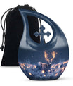 Harmony Deer affordable cremation urn containers hold human ashes