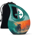Mammoth Repose container that holds ashes beautiful urn