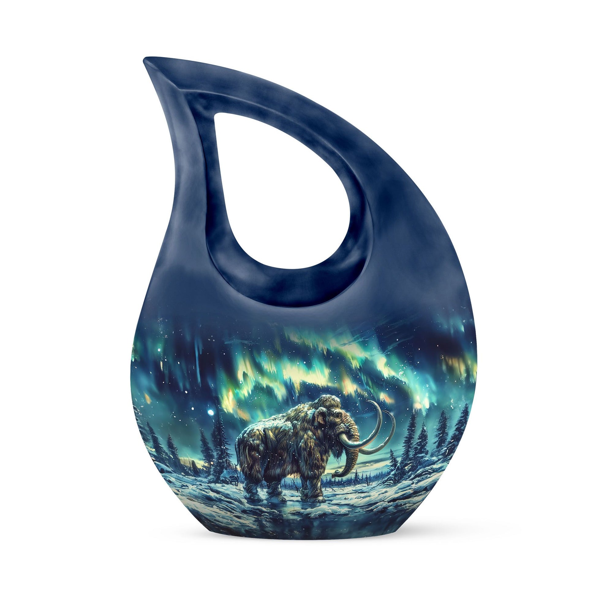  Mamoth Urn with Cross Drop design for ashes
