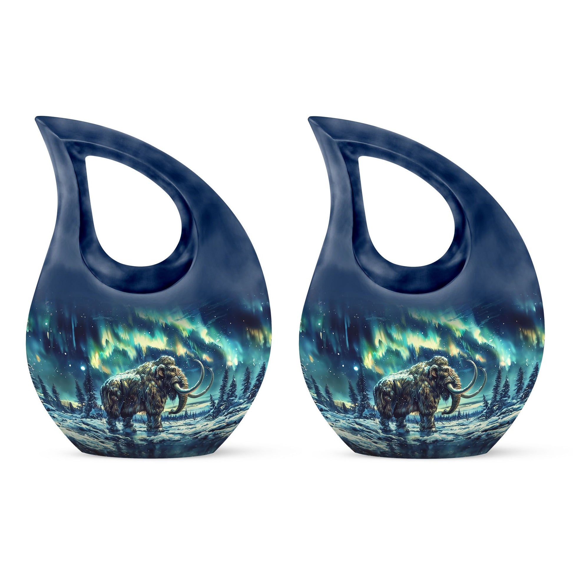  Mamoth Urn with Cross Drop design for ashes