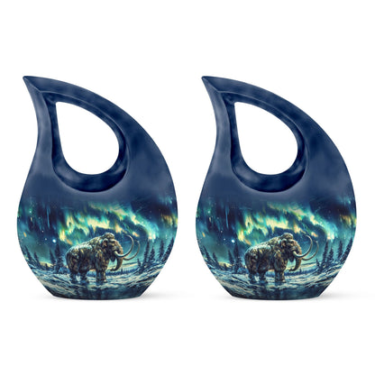  Mamoth Urn with Cross Drop design for ashes