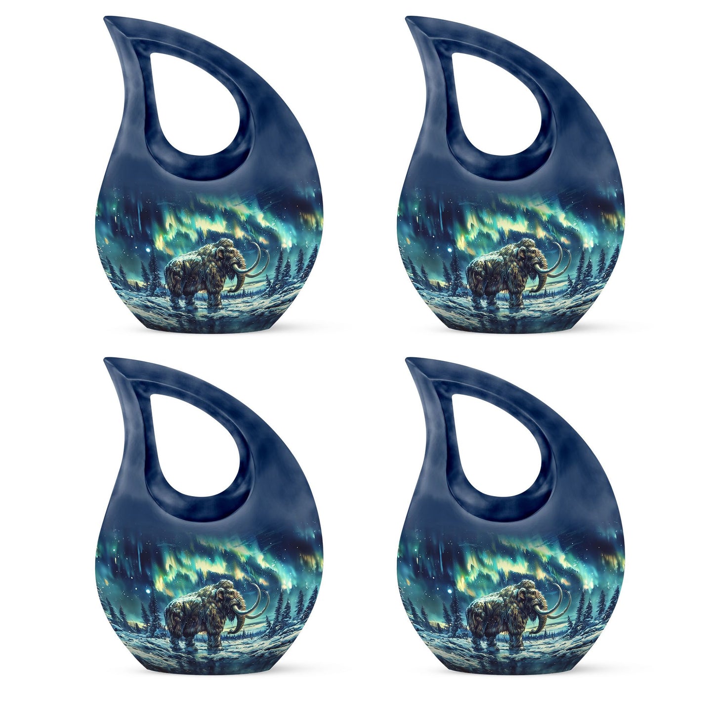  Mamoth Urn with Cross Drop design for ashes
