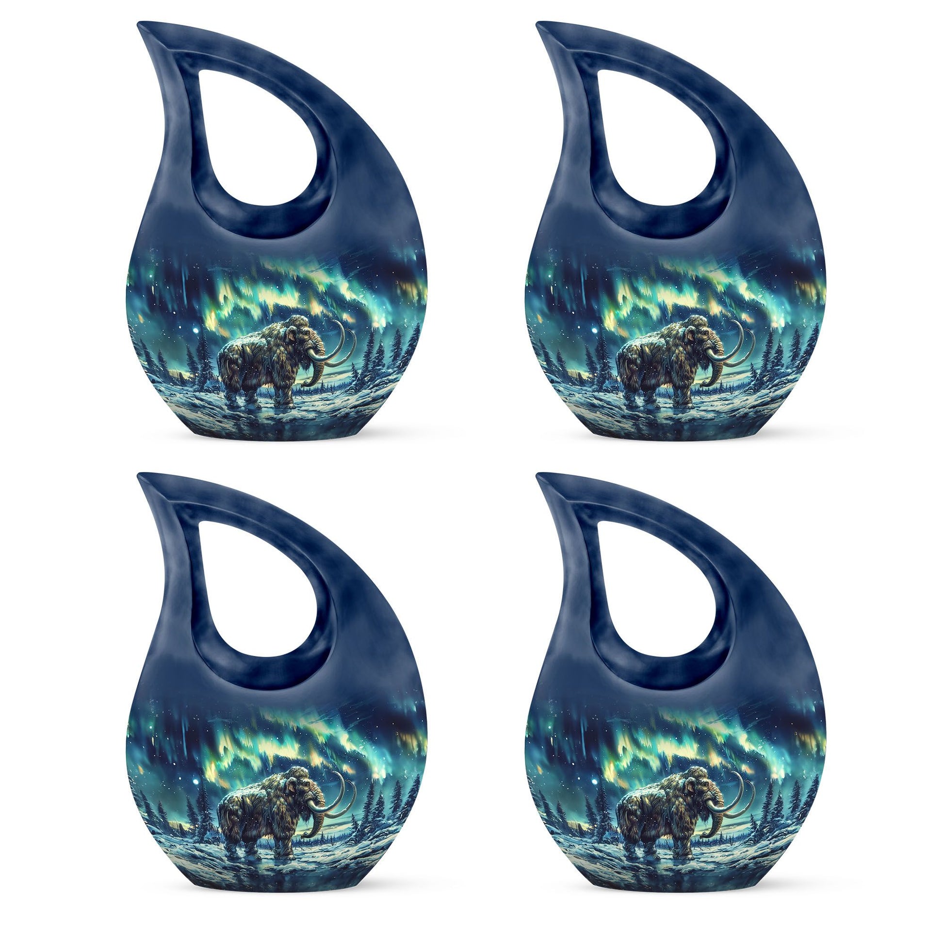  Mamoth Urn with Cross Drop design for ashes