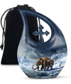 Mammoth Urn cremation containers for humans small individual urn
