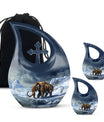 Mammoth Urn cremation containers for humans small individual urn