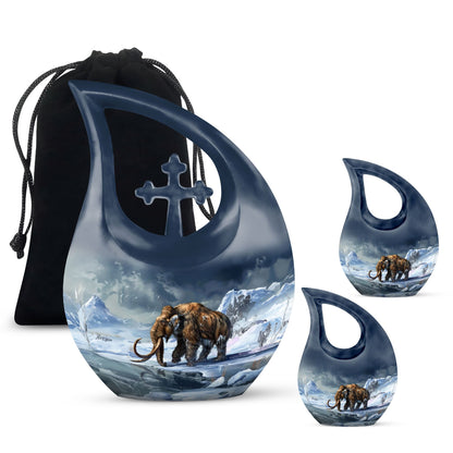 Personalized Artistic Keepsake Urn for Human Ashes - 10-inch, 200 cu in - Yatskia