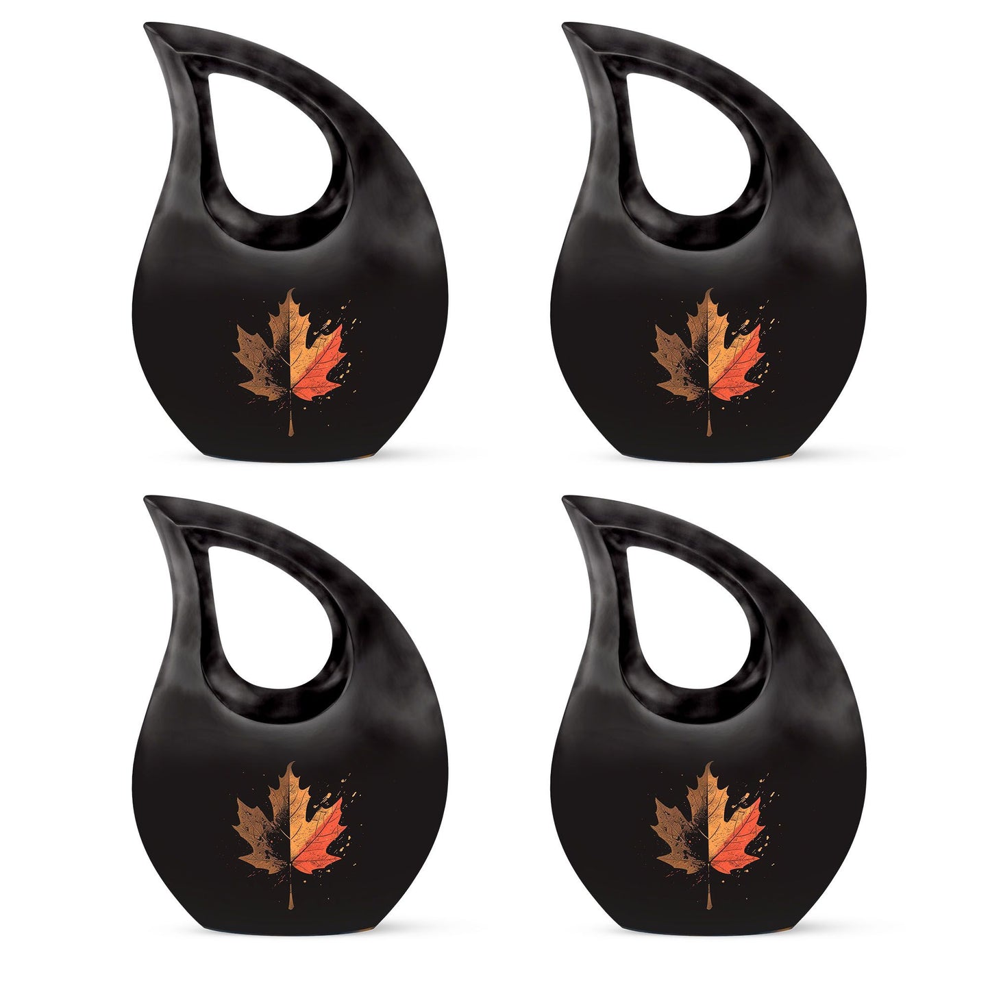 Mapple Leaf Theme 3 Inch Keepsake Pack of 4
