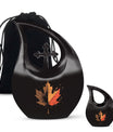 Personalized Mapple Leaf urn for ashes for adults male ashes Urn