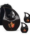 Personalized Mapple Leaf urn for ashes for adults male ashes Urn