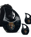 Tiger Theme Large Urn With 2 Keepsake Urn