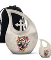 Tiger keepsake urn for human ashes personal ashes holder