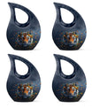 Tiger themed Cross Drop memorial urn 