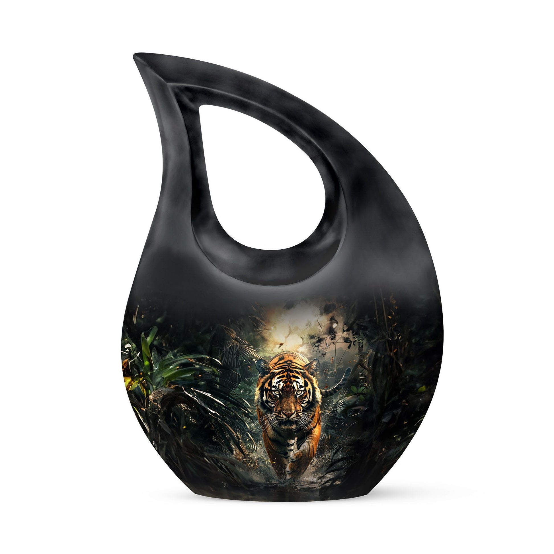 10-Inch Tiger themed Cross Drop design aluminium