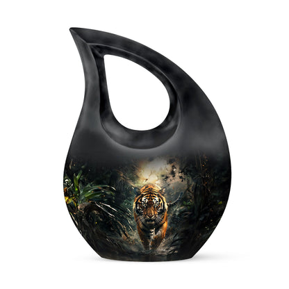 10-Inch Tiger themed Cross Drop design aluminium