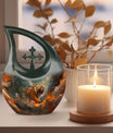 10-inch Tiger urn for Men's Ashes 
