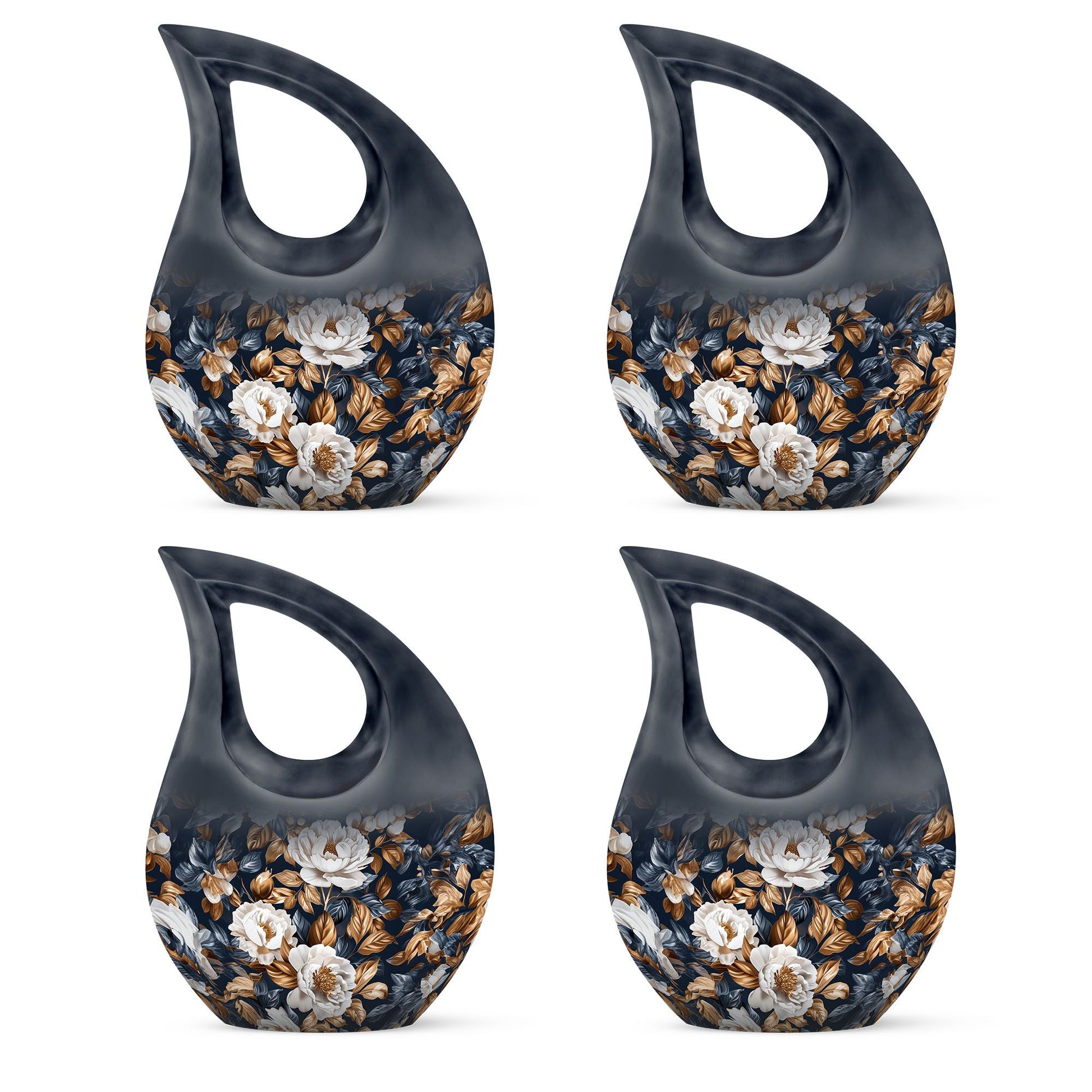 Flowers Theme 3 Inch Keepsake Pack of 4