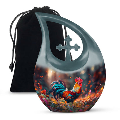 Personalized Religious Memorial Urn for Human Ashes - 10-inch, 200 cu in - Yatskia