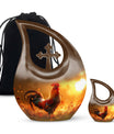 Chicken-Inspired urn for ashes for mom cremation remains